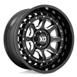 XD Series XD866 Outlander 20x10 5x127 -18 ET 71.5 CB Gloss Black Milled