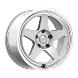 Kansei KNP 17x9 5x120 35 ET 72.56 CB Hyper Silver w/Bright Machined Lip