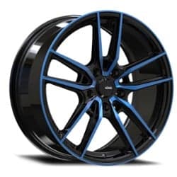 Konig Myth 16x7.5 5x114.3 43 ET 73.1 CB Gloss Black/Blue Tint Clearcoat