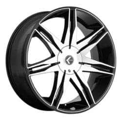 Kraze KR143 Epic 22x9.5 5x115/5x120 18 ET 74.1 CB Black Machined