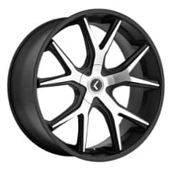 Kraze KR146 Spltz 26x10 5x115/5x120 18 ET 74.1 CB Black Machined