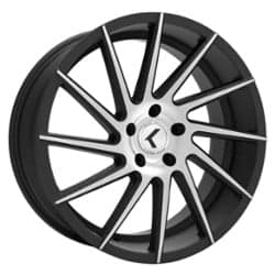 Kraze KR181 Spinner 22x8.5 5x112 40 ET 66.6 CB Black Machined