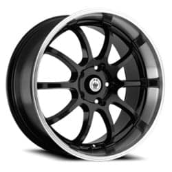 Konig Lightning 18x8 5x100 35 ET 73.1 CB Black/Machine Lip