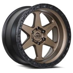 Lock Off-Road Olympus 17x9 5x127 -12 ET 71.5 CB Matte Desert Bronze w/ Matte Black Ring