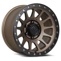 Lock Off-Road Yosemite 17x9 5x127 0 ET 71.5 CB Matte Desert Bronze w/ Matte Black Ring