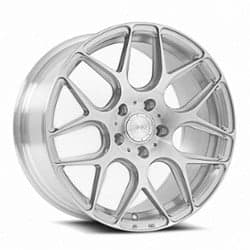 MRR FS01 21x9 5x112 25 ET 66.6 CB Brushed Clear