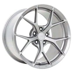 MRR FS06 21x12 5x112 25 ET 66.6 CB Liquid Silver