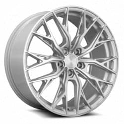 MRR GF5 20x10.5 5x112 25 ET 66.6 CB Silver Machined Face