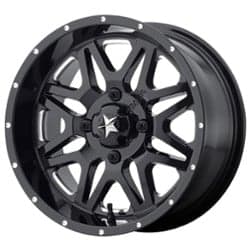 MSA Offroad M26 Vibe 14x7 4x110 0 ET 86 CB Milled Gloss Black