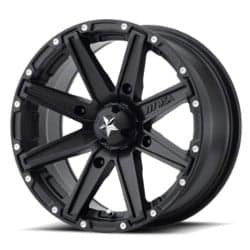 MSA Offroad M33 Clutch 12x7 4x137 10 ET 112 CB Satin Black