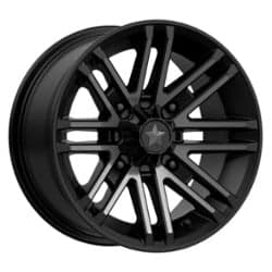 MSA Offroad M40 Rogue 14x7 4x137 10 ET 112 CB Satin Black Titanium Tint