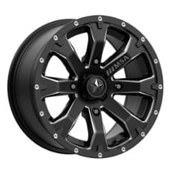 MSA Offroad M42 Bounty 18x7 4x137 10 ET 112 CB Satin Black Milled