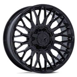 MSA Offroad M50 Clubber 20x7 4x137/4x156 0 ET 110.1 CB Gloss Black