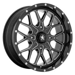 MSA Offroad MA45 18x7 4x156 0 ET 115.1 CB Gloss Black Milled