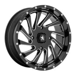 MSA Offroad MA46 18x7 4x137 0 ET 112 CB Gloss Black Milled