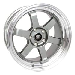 MST Time Attack 15x8 4x100/4x114.3 0 ET 73.1 CB Gunmetal w/Machined Lip