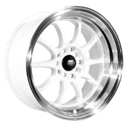 MST MT11 17x9 5x100/5x114.3 20 ET 73.1 CB White w/Machined Lip