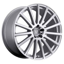 Mandrus Rotec 17x9 5x112 50 ET 66.6 CB Silver W/Mirror Cut Face