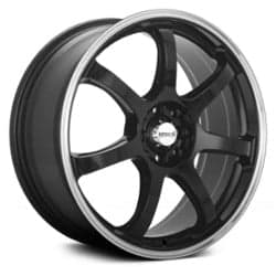 Maxxim Knight 15x6.5 4x100/4x114.3 38 ET 73.1 CB Gloss Black w/Machine Lip