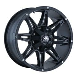 Mayhem 8090 Rampage 18x9 8x170 -12 ET 125.1 CB Black