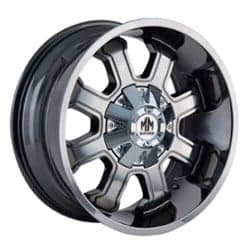 Mayhem 8103 Fierce 22x12 8x165.1/8x170 -44 ET 130.8 CB Chrome