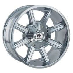 Mayhem 8104 Arsenal 22x12 8x165.1/8x170 -44 ET 130.8 CB Chrome