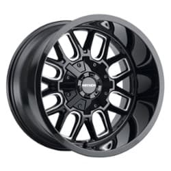 Mayhem 8107 Cogent 20x9 8x180 0 ET 124.1 CB Gloss Black Milled Spokes