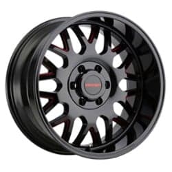 Mayhem 8110 Tripwire 20x9 6x139.7 0 ET 106 CB Black w/Prism Red