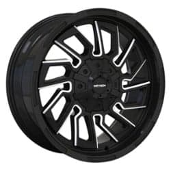 Mayhem 8111 Flywheel 20x10 8x180 -19 ET 124.1 CB Gloss Black/Milled Spokes