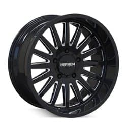 Mayhem 8114 Utopia 20x9 8x180 18 ET 124.2 CB Black w/Milled Spokes