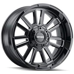 Mayhem 8115 Apollo 20x9 5x127/5x139.7 0 ET 87.1 CB Black w/Milled Spokes