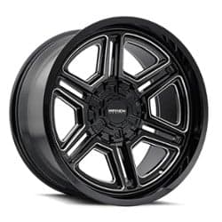 Mayhem 8117 Hermosa 20x9 8x180 18 ET 124.1 CB Black Milled