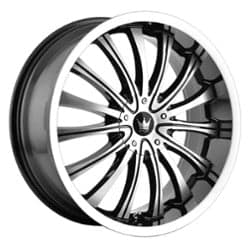 Mazzi Hype 351 18x7.5 4x100/4x114.3 40 ET 67.1 CB Gloss Black/Machined Face