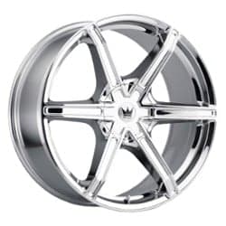 Mazzi Stilts 371 24x9.5 5x115/5x120 18 ET 74.1 CB Chrome