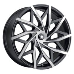 Mazzi 372 Big Easy 22x9.5 5x127/5x139.7 18 ET 87 CB Matte Black w/Dark Tint