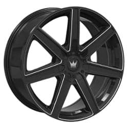 Mazzi Laguna 376 20x8.5 5x112/5x120 35 ET 74.1 CB Gloss Black/Milled