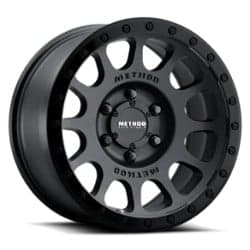 Method 305 NV 16x8 6x139.7 0 ET 108 CB Matte Black w/Gloss Black Lip