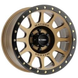 Method 305 NV 16x8 6x139.7 0 ET 108 CB Bronze/Black Street Loc