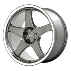 Motegi MR151 CS5 18x8.5 5x100 30 ET 56.1 CB Gunmetal with Machined Lip