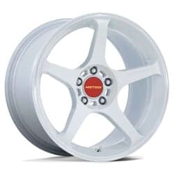 Motegi MR159 Battle V 18x10.5 5x114.3 25 ET 72.56 CB White