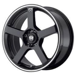 Motegi MR116 16x7 5x108/5x114.3 40 ET 72.56 CB Gloss Black w/Machined Flange