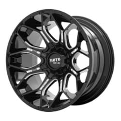 Moto Metal MO808 Sniper 20x9 5x127/5x139.7 0 ET 78.1 CB Gloss Black Milled