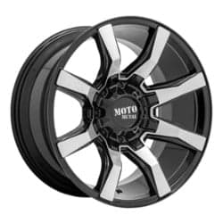 Moto Metal MO804 Spider 20x10 5x127/5x139.7 -18 ET 78.1 CB Gloss Black Machined