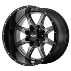 Moto Metal MO970 20x10 5x139.7/5x150 12 ET 110.1 CB Gloss Gray Center w/Gloss Black Lip