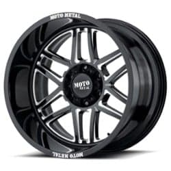 Moto Metal MO992 Folsom 20x9 6x139.7 18 ET 106.3 CB Gloss Black Milled