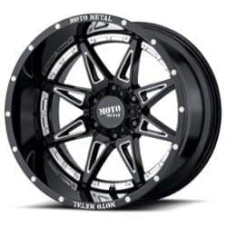 Moto Metal MO993 Hydra 17x9 8x165.1 -12 ET 125.5 CB Gloss Black Milled