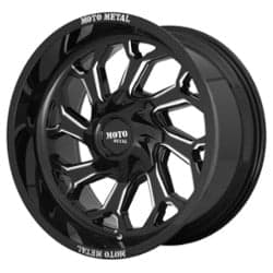 Moto Metal MO999 20x10 5x127/5x139.7 -18 ET 78.1 CB Gloss Black Milled