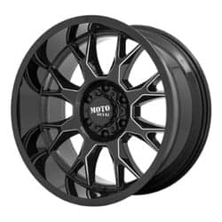 Moto Metal MO806 Talon 20x10 5x127 -18 ET 71.5 CB Gloss Black Milled