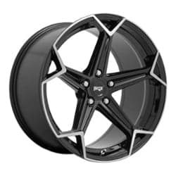 Niche Arrow N259 20x10.5 5x115 20 ET 71.6 CB Gloss Black Brushed