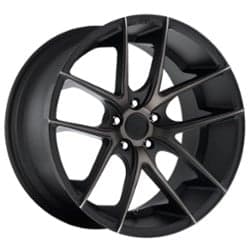 Niche Targa M130 19x8.5 5x120 35 ET 72.56 CB Black & Machined w/Dark Tint